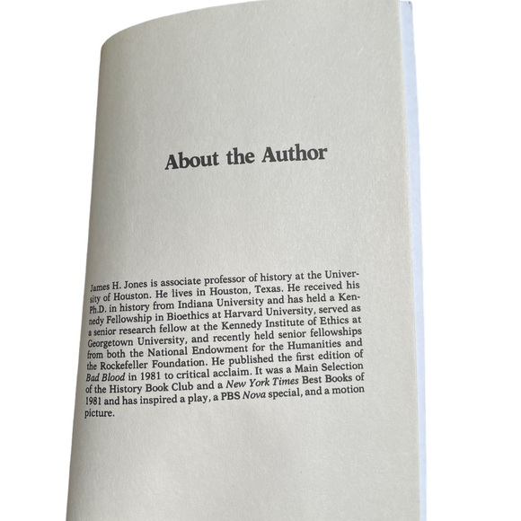 Book Softcover Bad Blood The Tuskegee Syphilis Experiment Good Condition - Picture 8 of 8